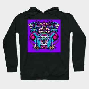 the beast in myth ecopop mandala pattern Hoodie